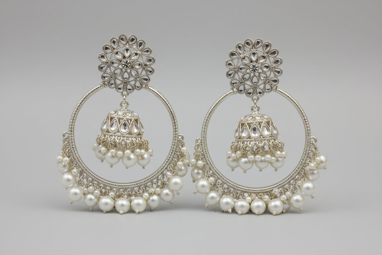 ELEGANT MOTI JHUMKAS