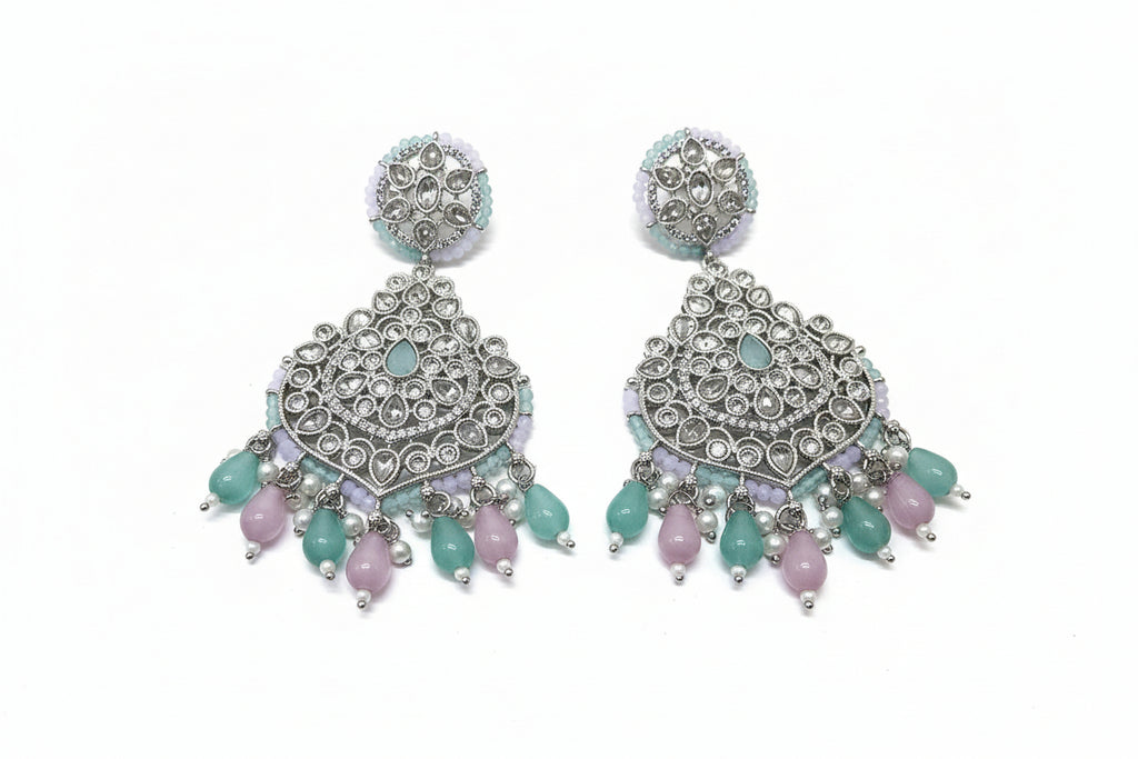 STERLING SILVER STATEMENT EARRINGS