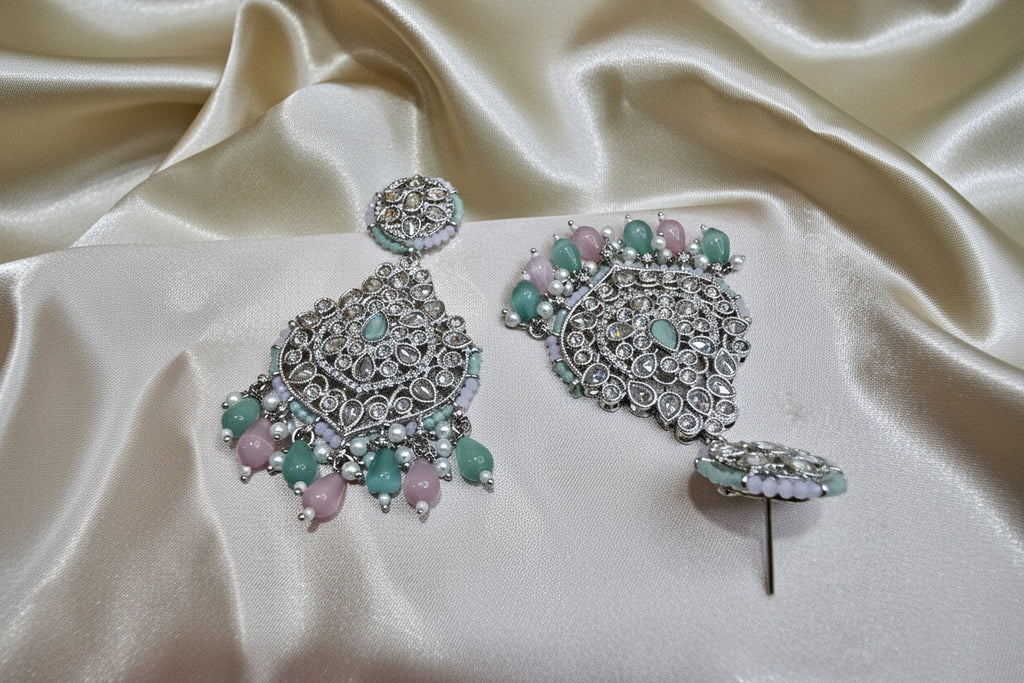 STERLING SILVER STATEMENT EARRINGS