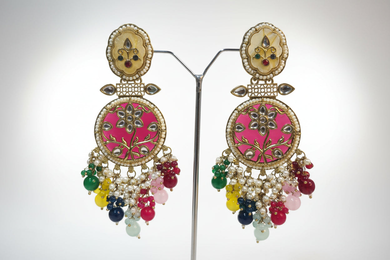 Elegant Kundan Earrings